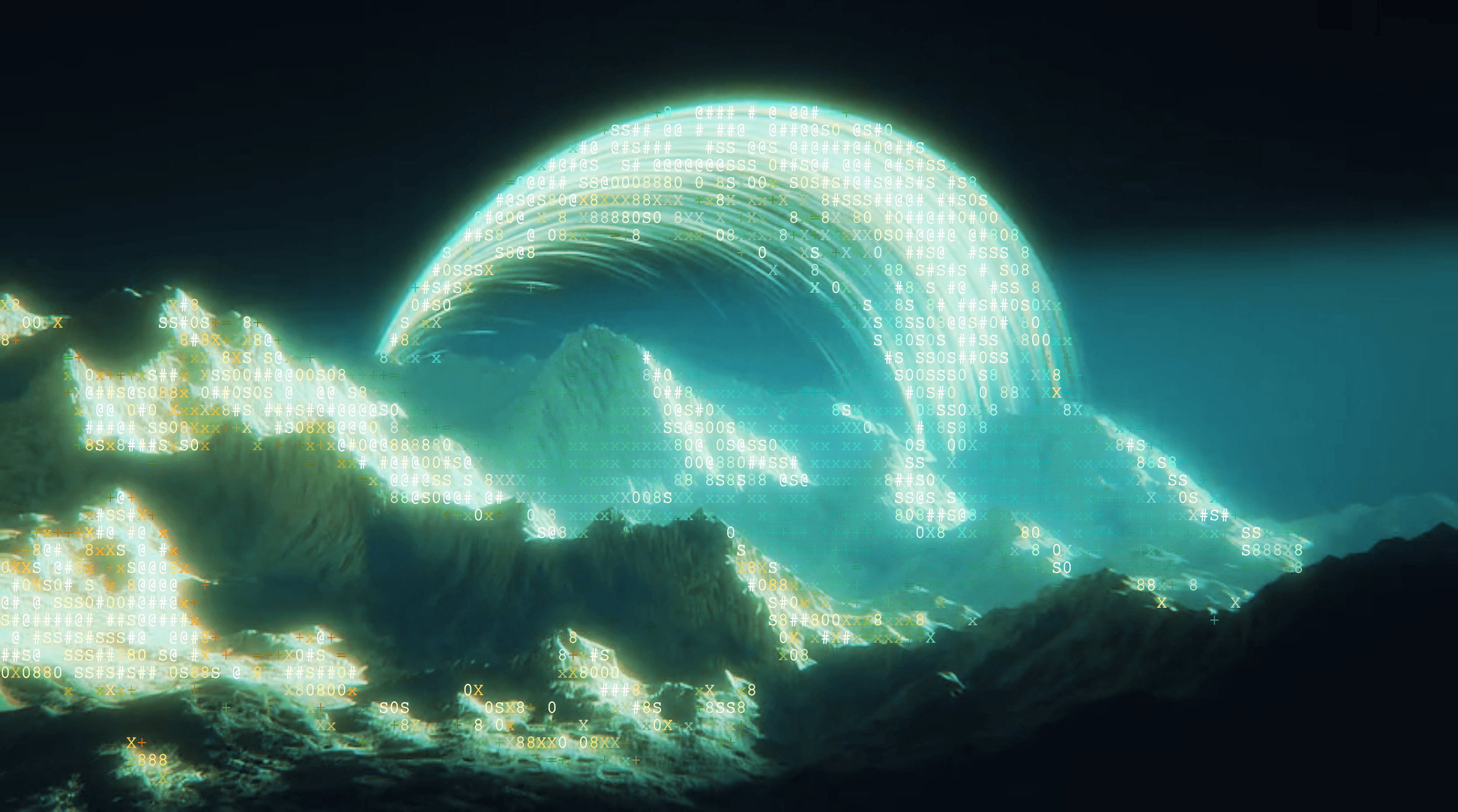 ASCII terrain